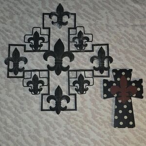 Fleur-de-lis Wall Decor Set